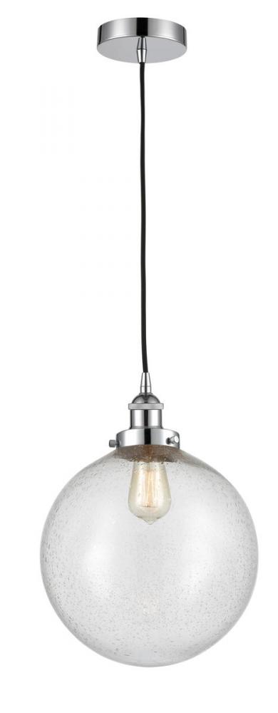 Beacon - 1 Light - 12 inch - Polished Chrome - Cord hung - Mini Pendant