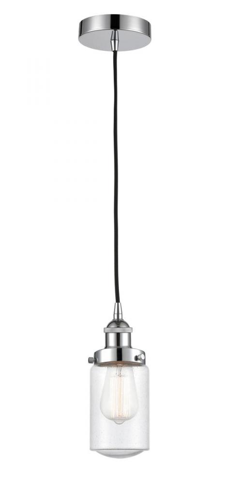 Dover - 1 Light - 5 inch - Polished Chrome - Cord hung - Mini Pendant