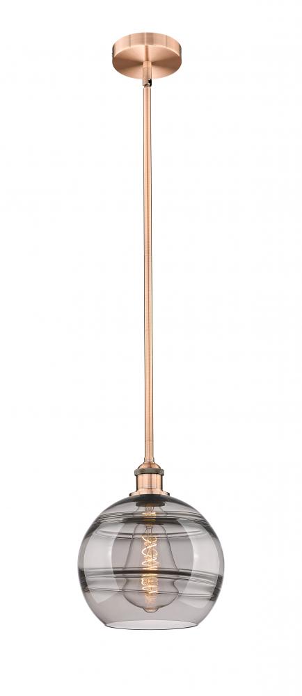 Rochester - 1 Light - 10 inch - Antique Copper - Cord hung - Mini Pendant