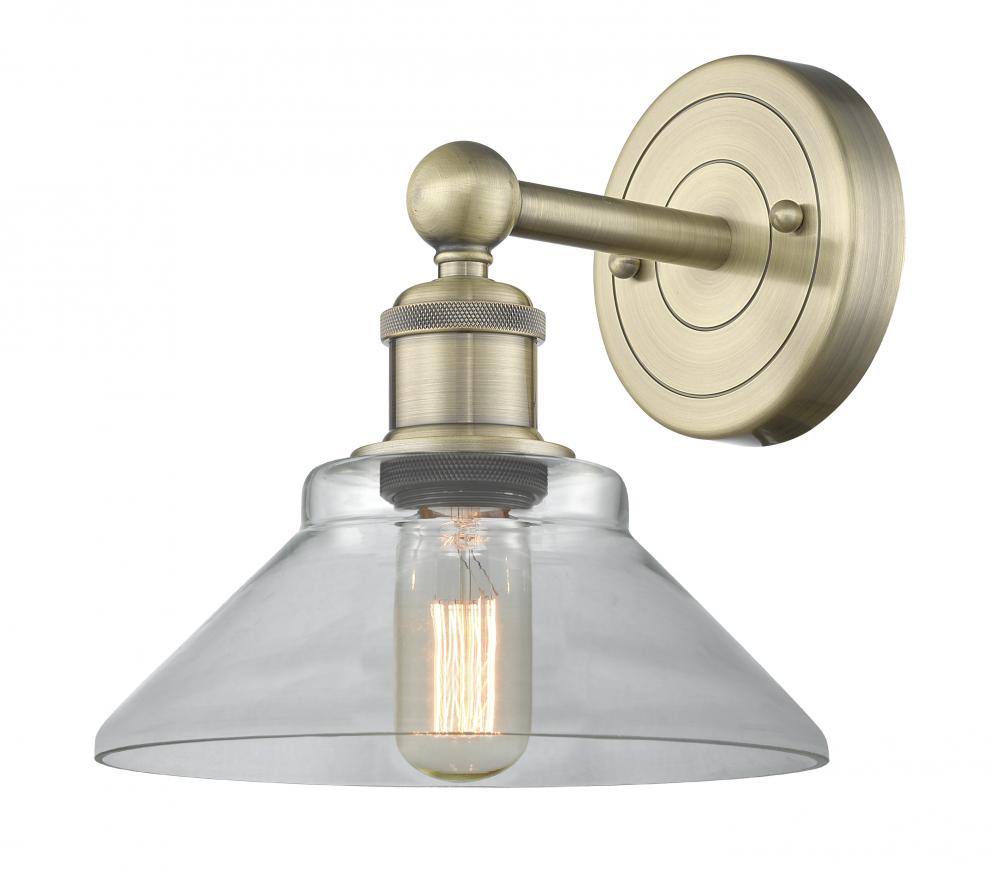 Orwell - 1 Light - 8 inch - Antique Brass - Sconce