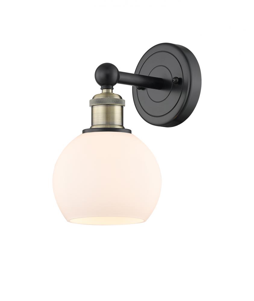 Athens - 1 Light - 6 inch - Black Antique Brass - Sconce