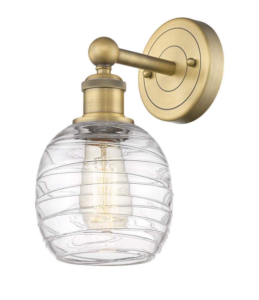 Belfast - 1 Light - 6 inch - Brushed Brass - Sconce