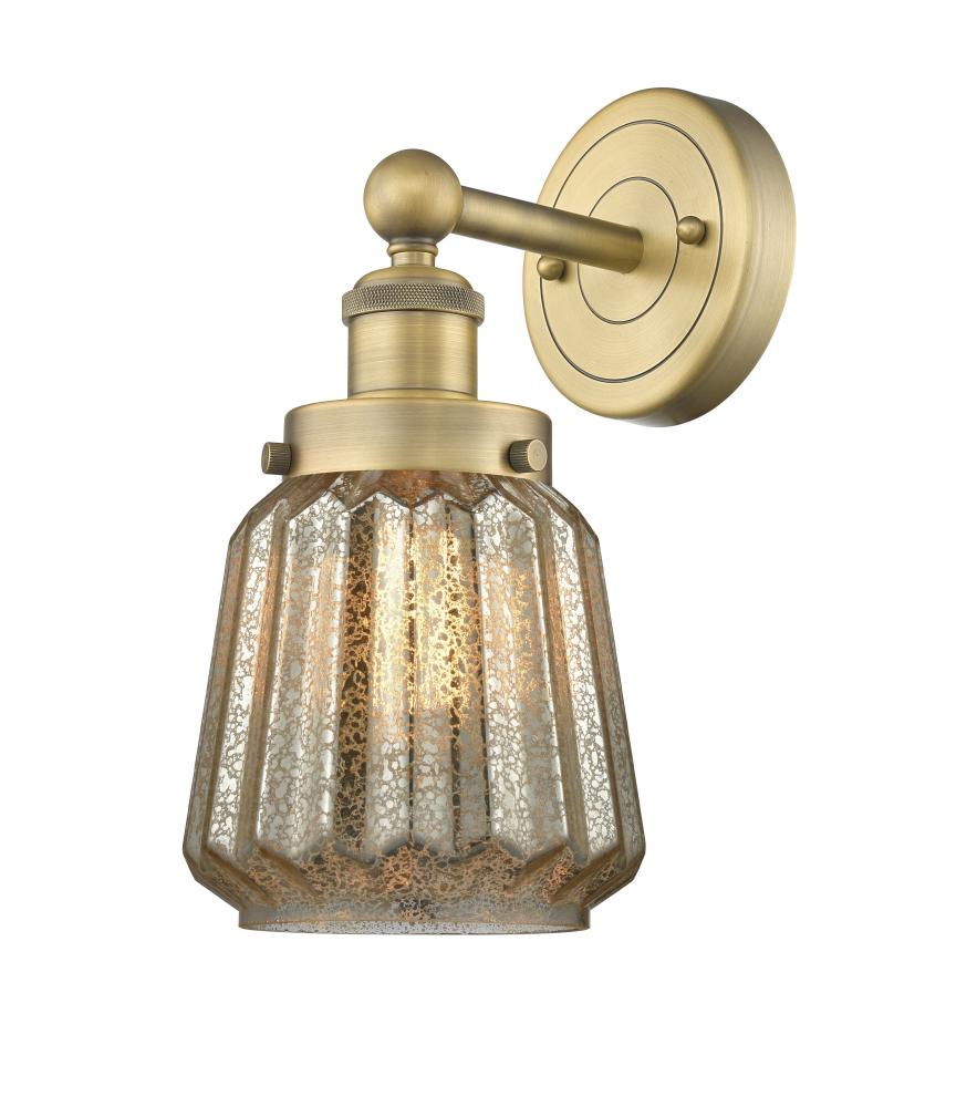 Chatham - 1 Light - 7 inch - Brushed Brass - Sconce