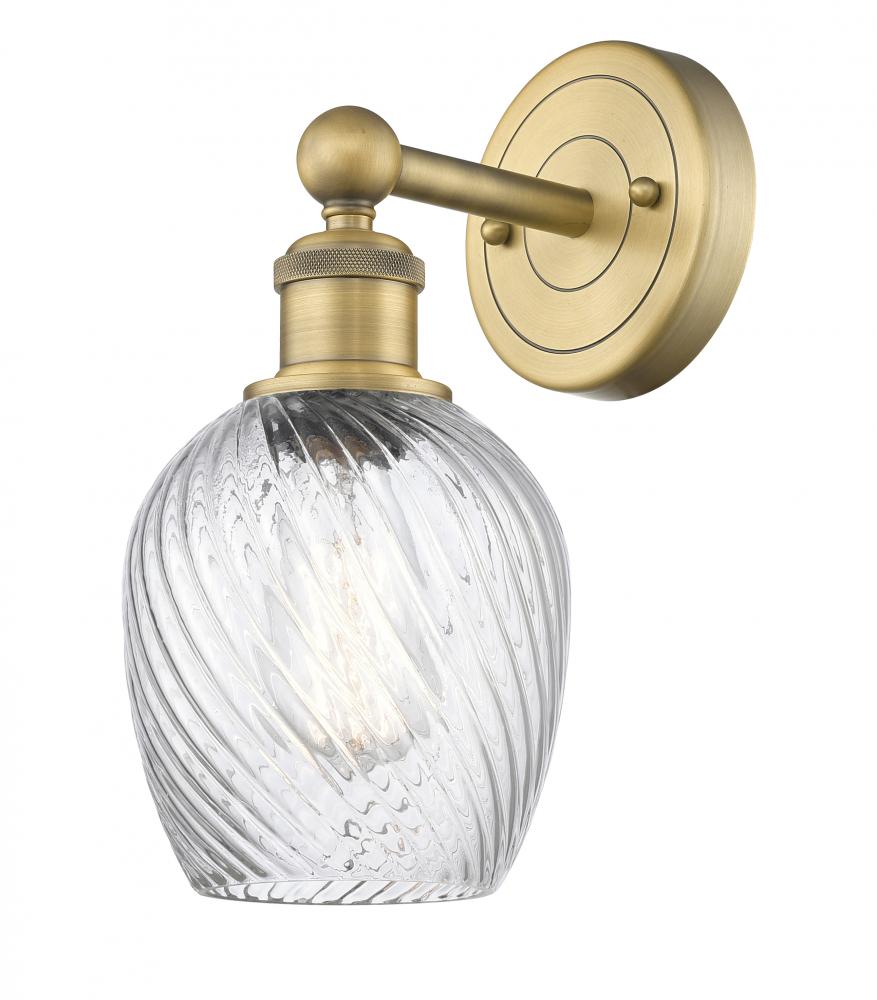 Salina - 1 Light - 6 inch - Brushed Brass - Sconce