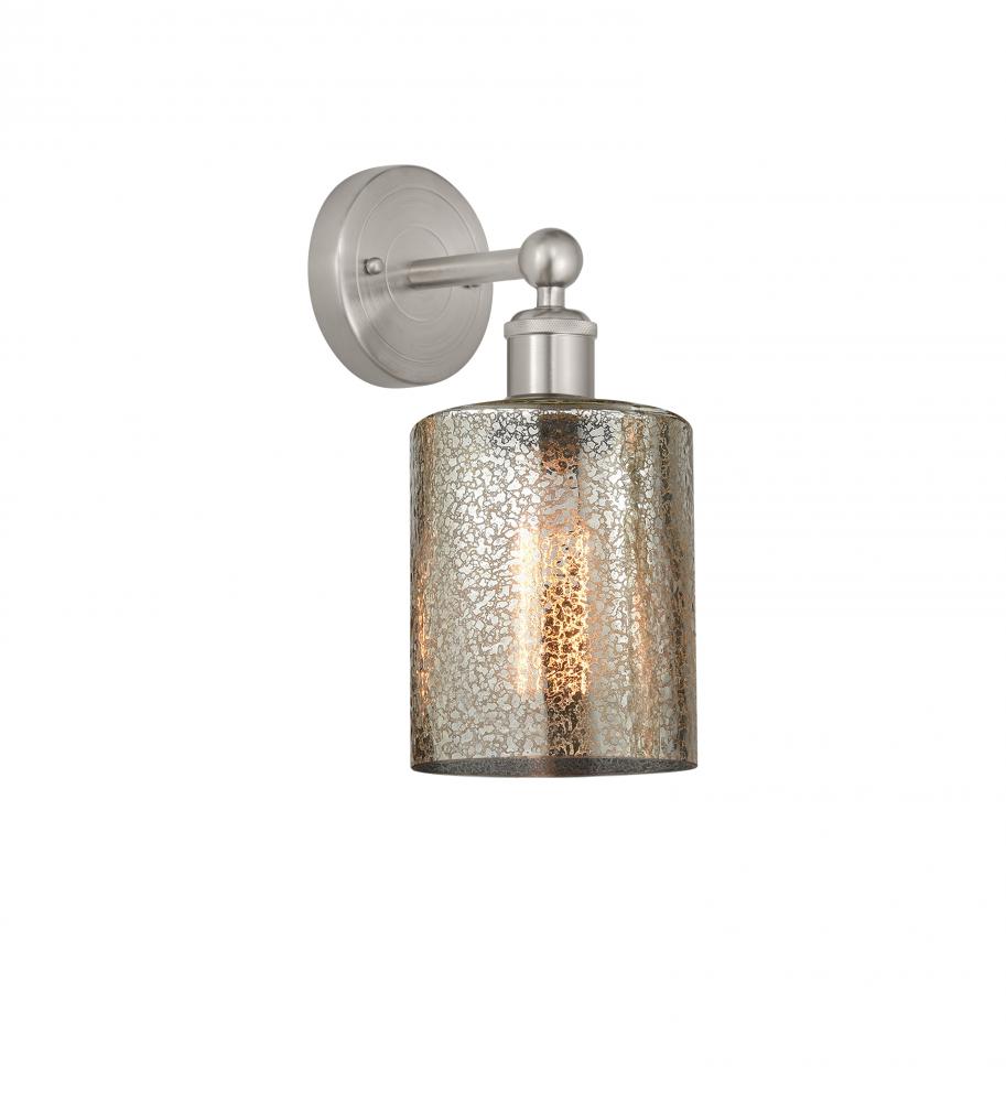 Cobbleskill - 1 Light - 5 inch - Brushed Satin Nickel - Sconce