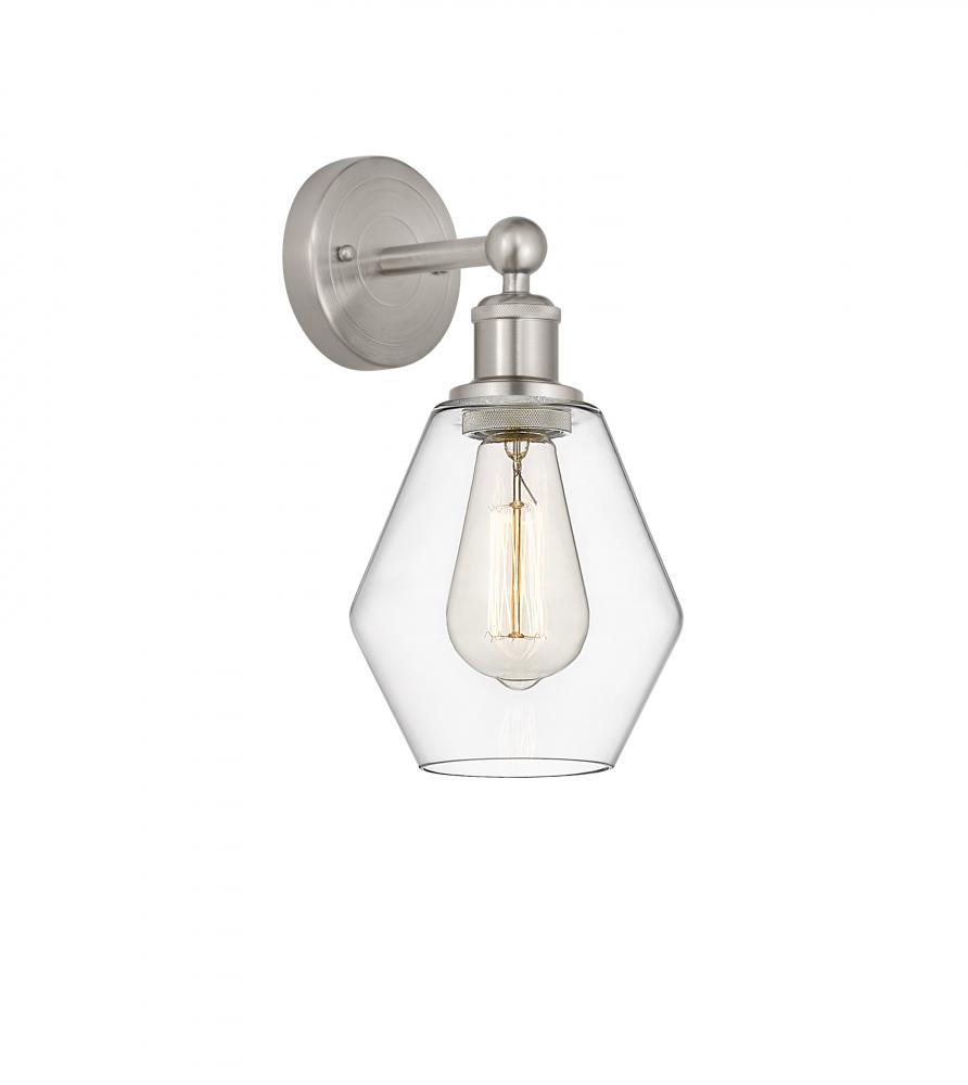 Cindyrella - 1 Light - 6 inch - Brushed Satin Nickel - Sconce