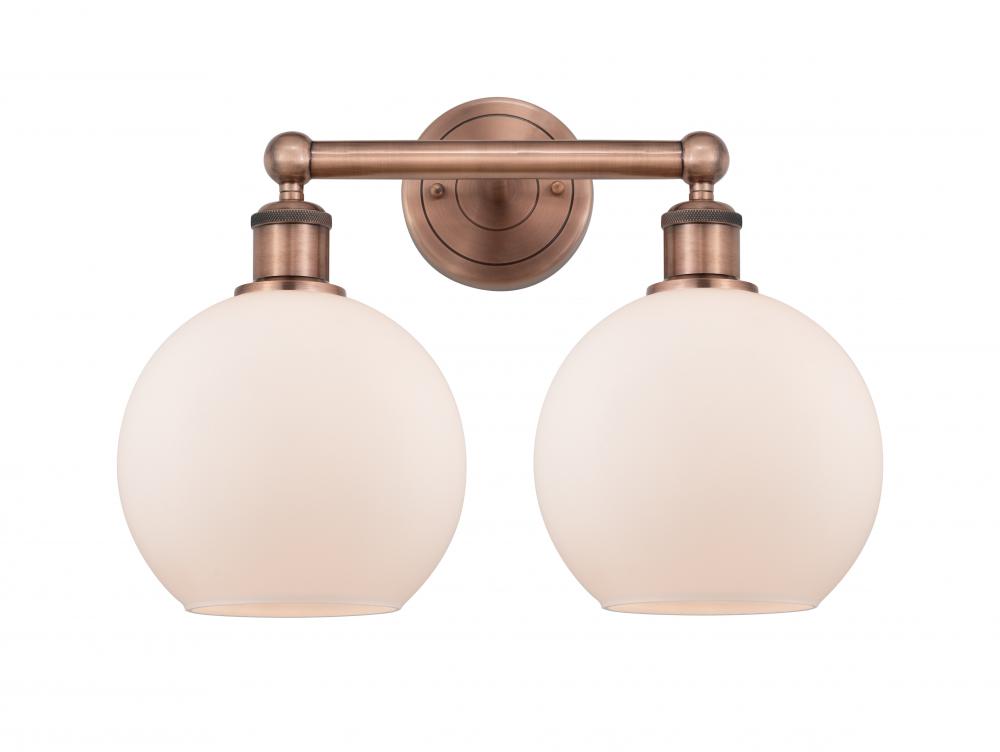 Athens - 2 Light - 17 inch - Antique Copper - Bath Vanity Light