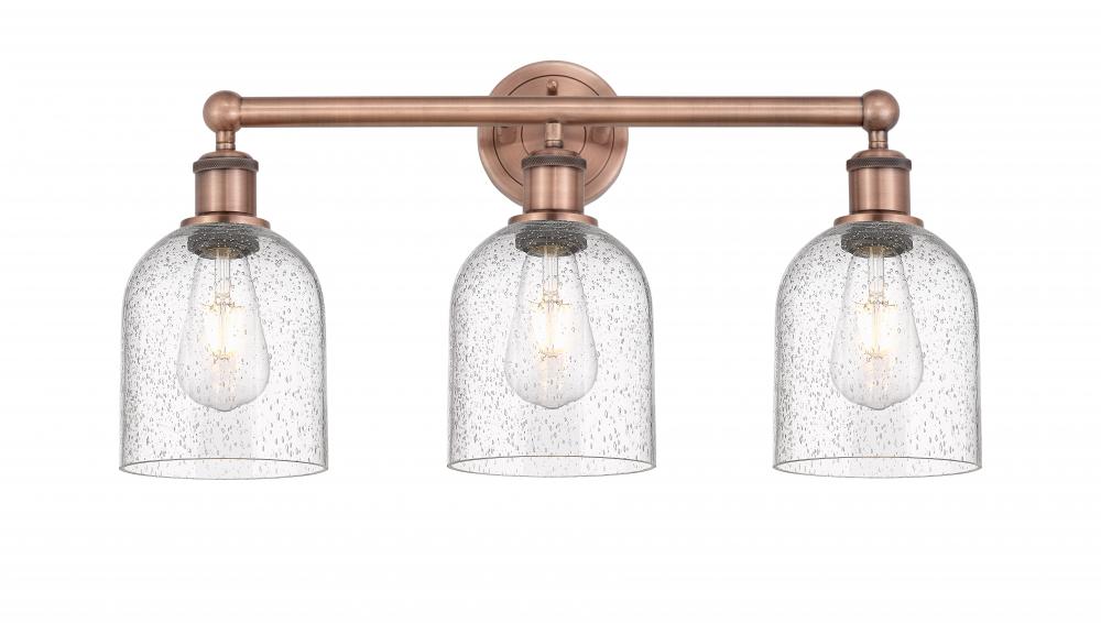 Bella - 3 Light - 24 inch - Antique Copper - Bath Vanity Light