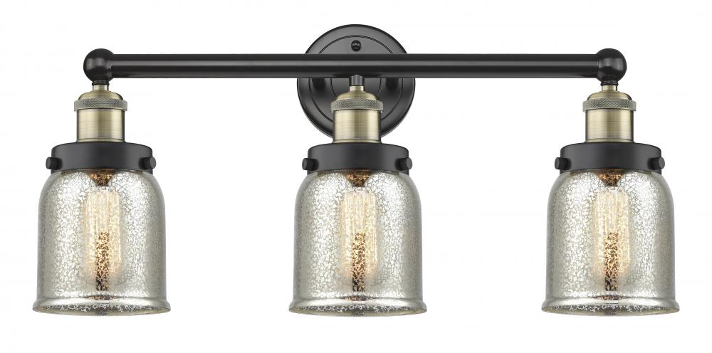 Bell - 3 Light - 23 inch - Black Antique Brass - Bath Vanity Light