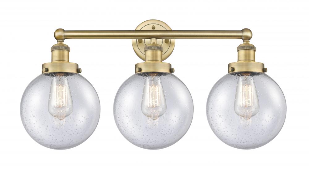 Beacon - 3 Light - 26 inch - Brushed Brass - Bath Vanity Light