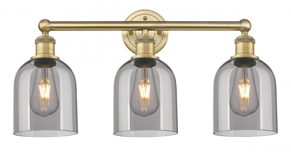 Bella - 3 Light - 24 inch - Brushed Brass - Bath Vanity Light