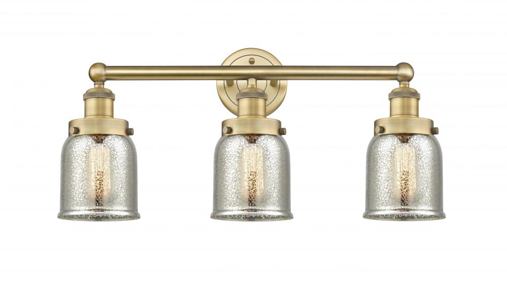 Bell - 3 Light - 23 inch - Brushed Brass - Bath Vanity Light