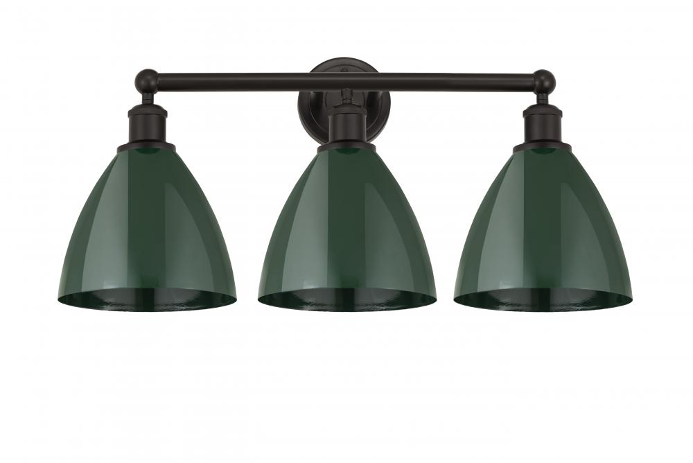 Plymouth - 3 Light - 26 inch - Oil Rubbed Bronze - Bath Vanity Light