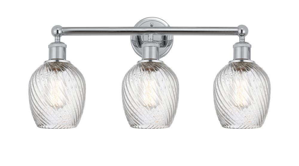 Salina - 3 Light - 24 inch - Polished Chrome - Bath Vanity Light