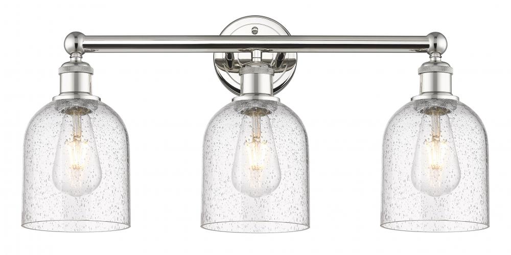 Bella - 3 Light - 24 inch - Polished Nickel - Bath Vanity Light