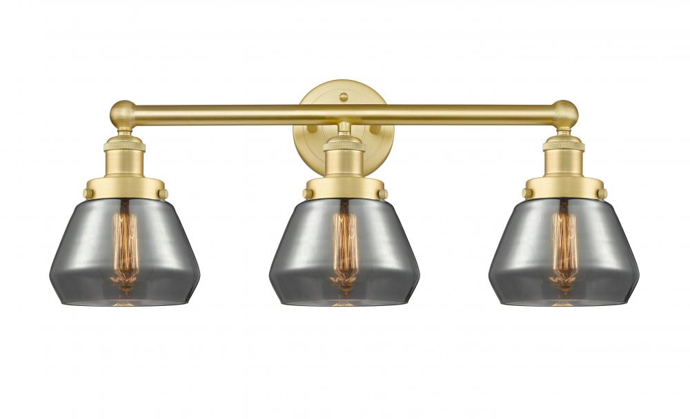 Fulton - 3 Light - 25 inch - Satin Gold - Bath Vanity Light