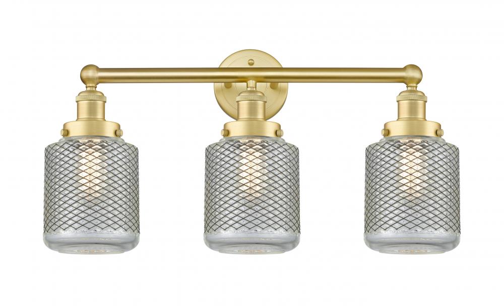 Stanton - 3 Light - 24 inch - Satin Gold - Bath Vanity Light