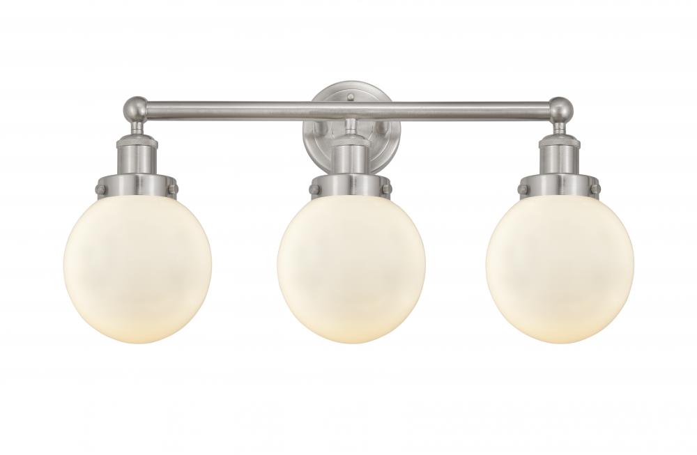 Beacon - 3 Light - 24 inch - Brushed Satin Nickel - Bath Vanity Light