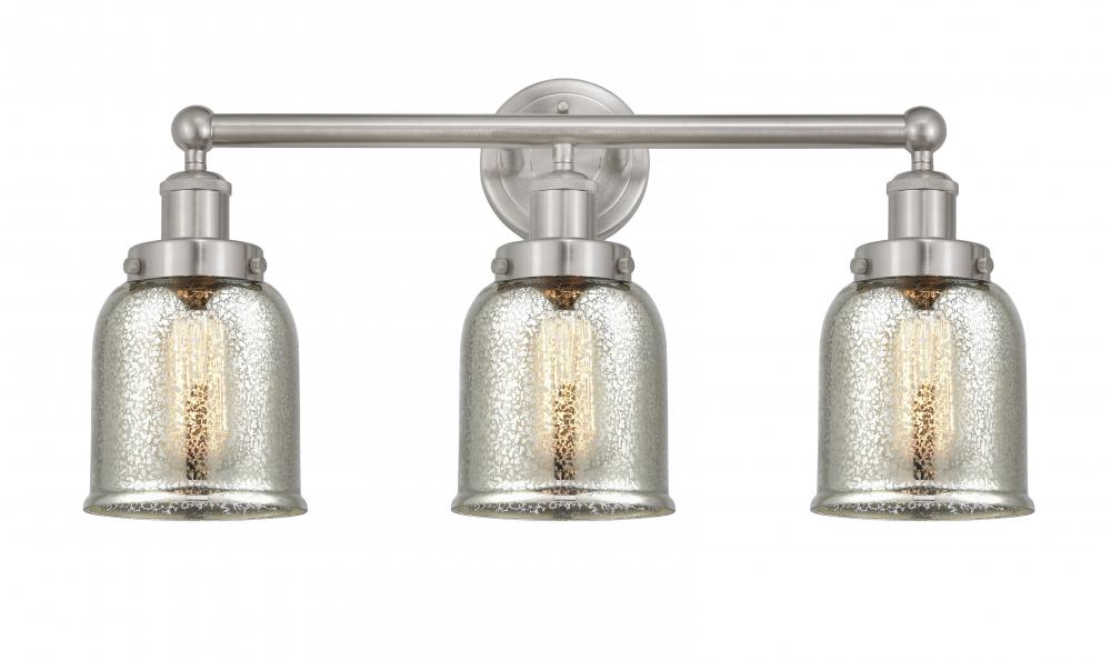 Bell - 3 Light - 23 inch - Brushed Satin Nickel - Bath Vanity Light