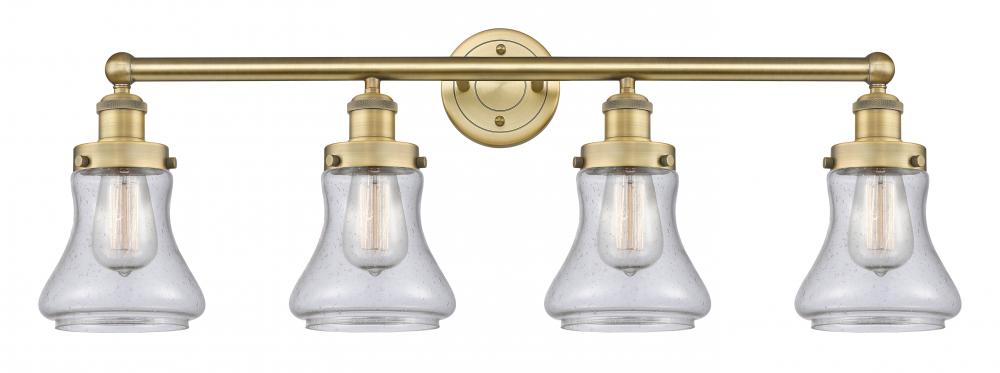 Bellmont - 4 Light - 33 inch - Brushed Brass - Bath Vanity Light