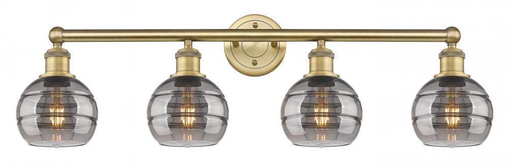 Rochester - 4 Light - 33 inch - Brushed Brass - Bath Vanity Light