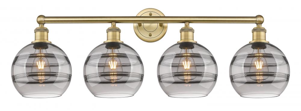 Rochester - 4 Light - 35 inch - Brushed Brass - Bath Vanity Light