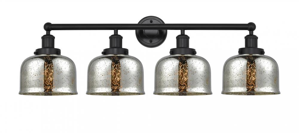 Bell - 4 Light - 35 inch - Matte Black - Bath Vanity Light