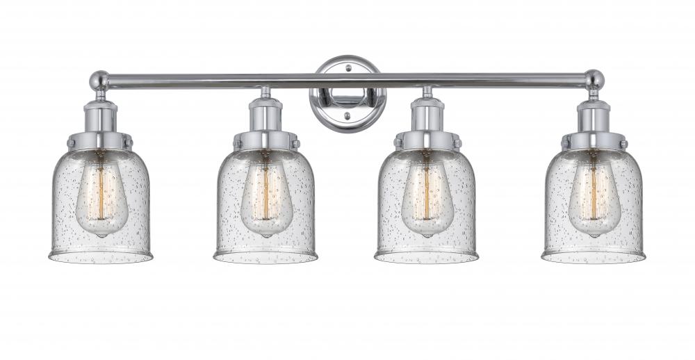 Bell - 4 Light - 32 inch - Polished Chrome - Bath Vanity Light