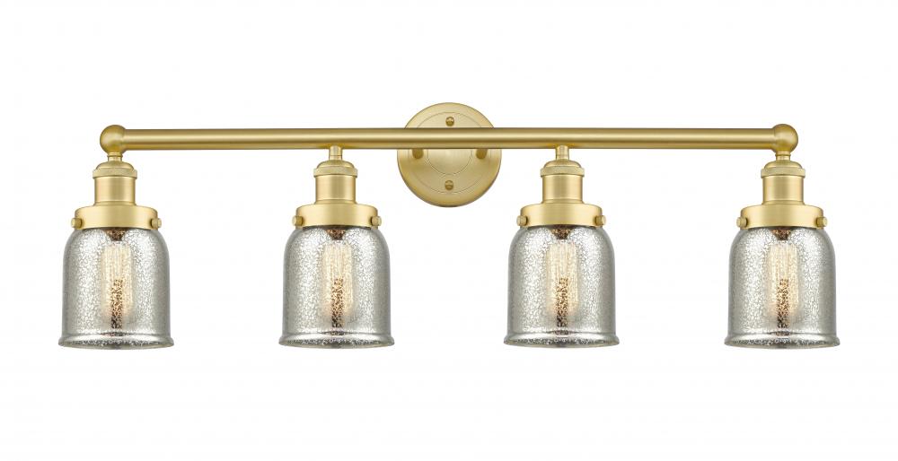 Bell - 4 Light - 32 inch - Satin Gold - Bath Vanity Light