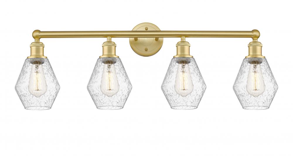 Cindyrella - 4 Light - 33 inch - Satin Gold - Bath Vanity Light