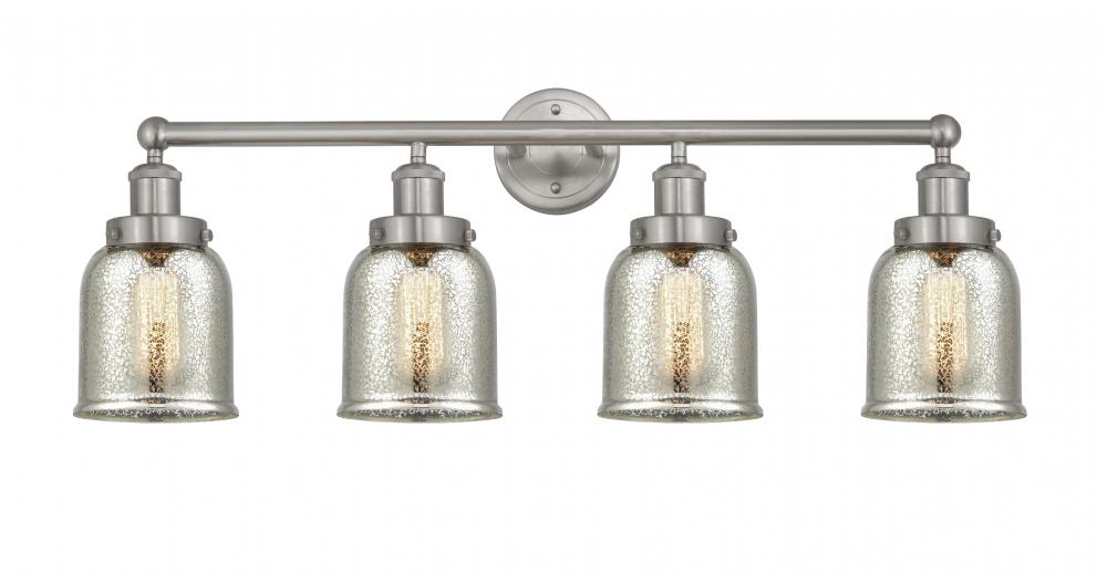 Bell - 4 Light - 32 inch - Brushed Satin Nickel - Bath Vanity Light