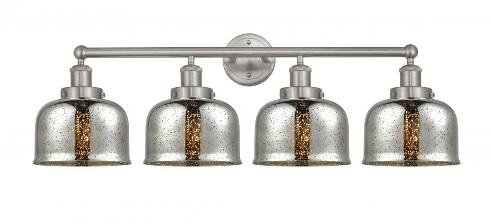 Bell - 4 Light - 35 inch - Brushed Satin Nickel - Bath Vanity Light