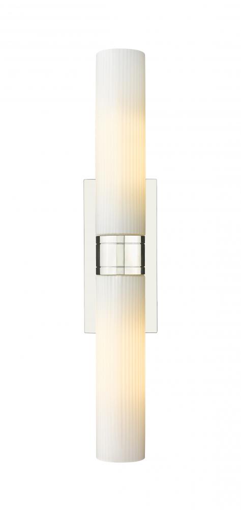 Boreas - 2 Light - 24 inch - Polished Nickel - Bath Vanity Light