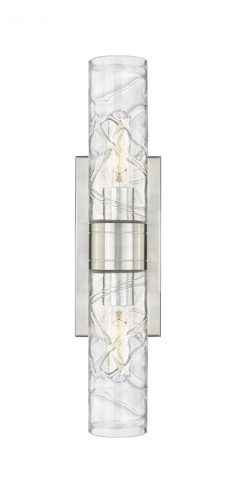 Boreas - 2 Light - 18 inch - Satin Nickel - Bath Vanity Light