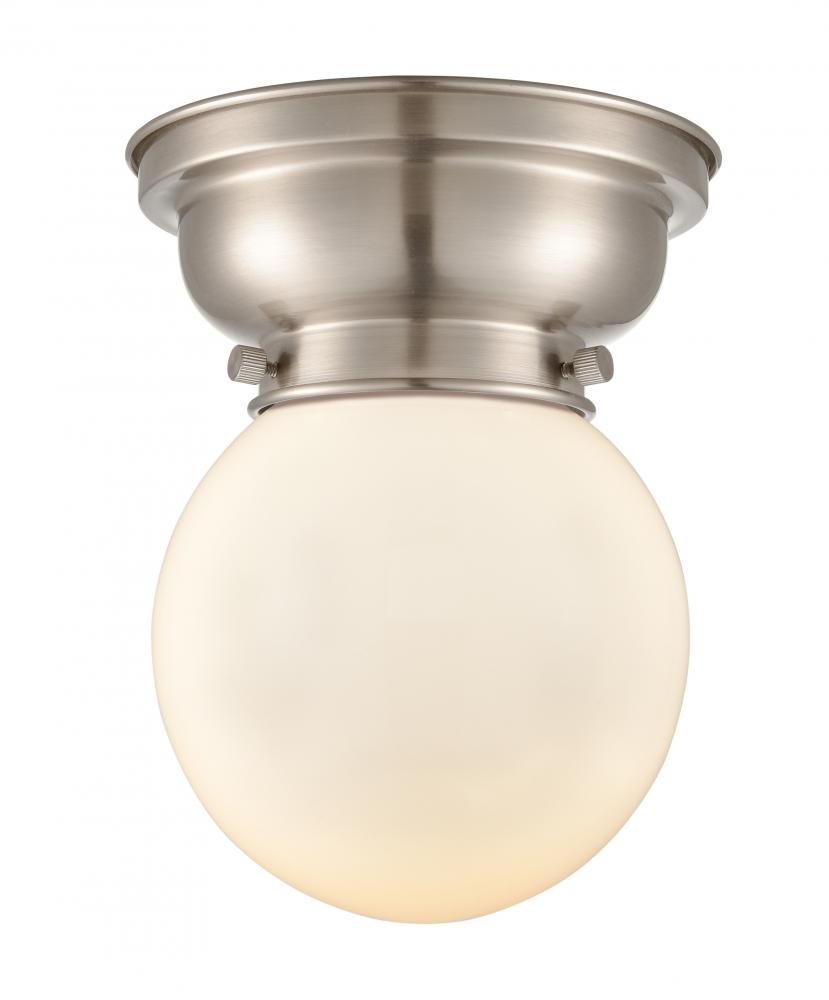 Beacon - 1 Light - 6 inch - Brushed Satin Nickel - Flush Mount