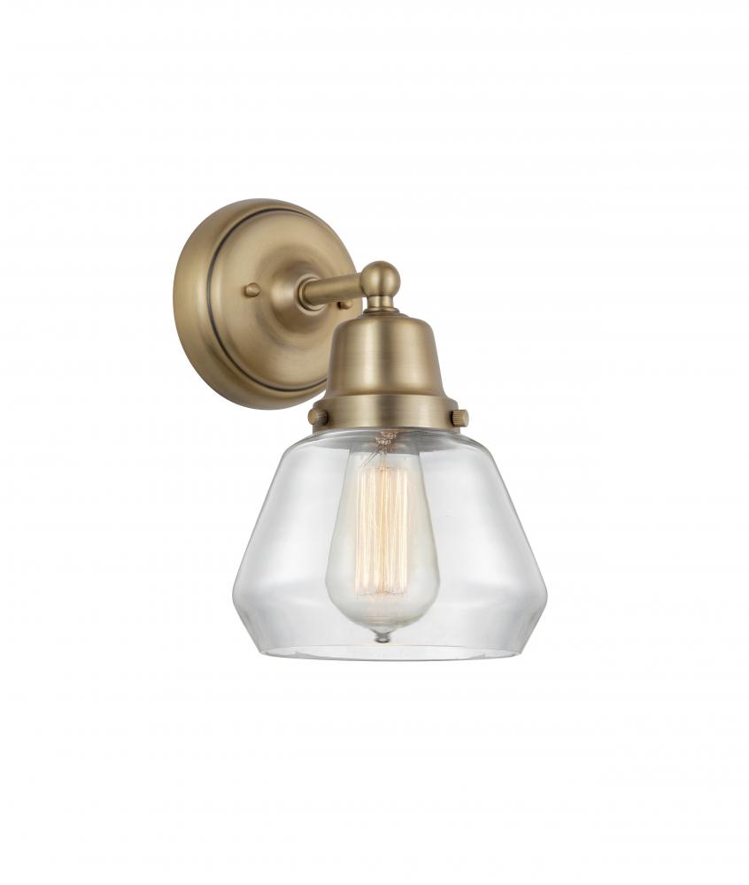 Fulton - 1 Light - 7 inch - Brushed Brass - Sconce