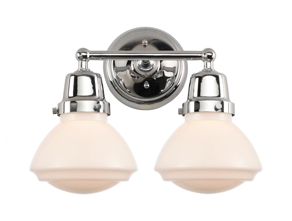 Olean - 2 Light - 15 inch - Polished Chrome - Bath Vanity Light