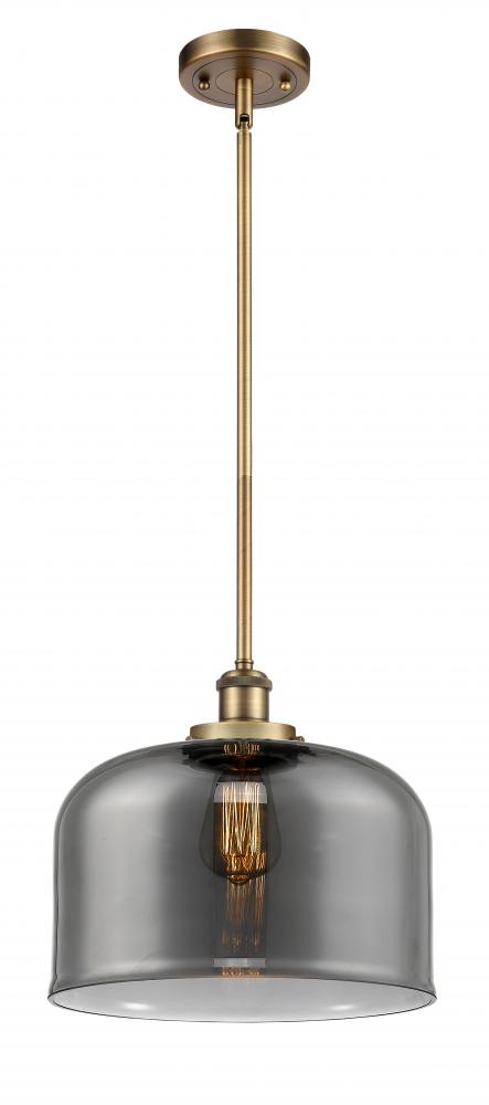 Bell - 1 Light - 12 inch - Brushed Brass - Mini Pendant