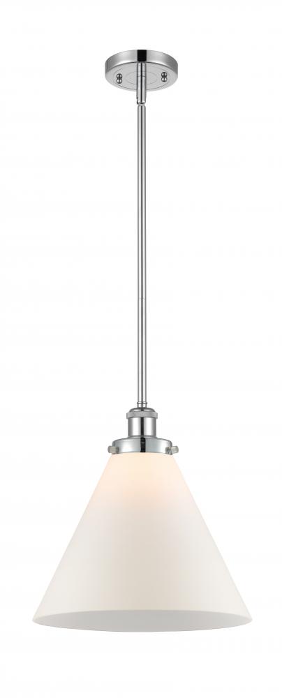 Cone - 1 Light - 12 inch - Polished Chrome - Mini Pendant