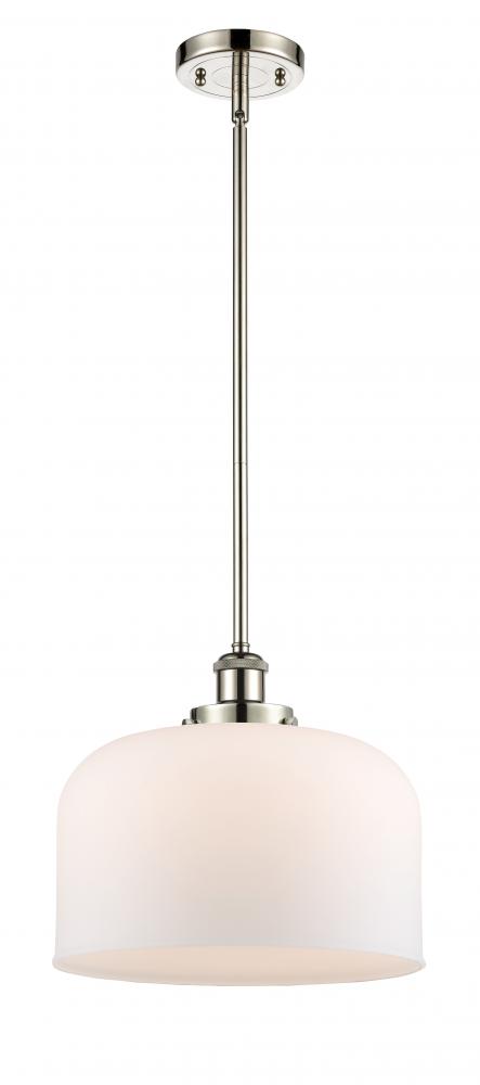 Bell - 1 Light - 12 inch - Polished Nickel - Mini Pendant