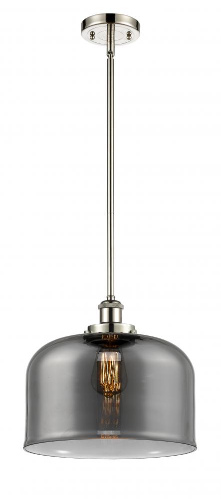 Bell - 1 Light - 12 inch - Polished Nickel - Mini Pendant