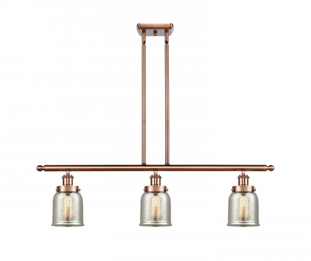 Bell - 3 Light - 36 inch - Antique Copper - Stem Hung - Island Light