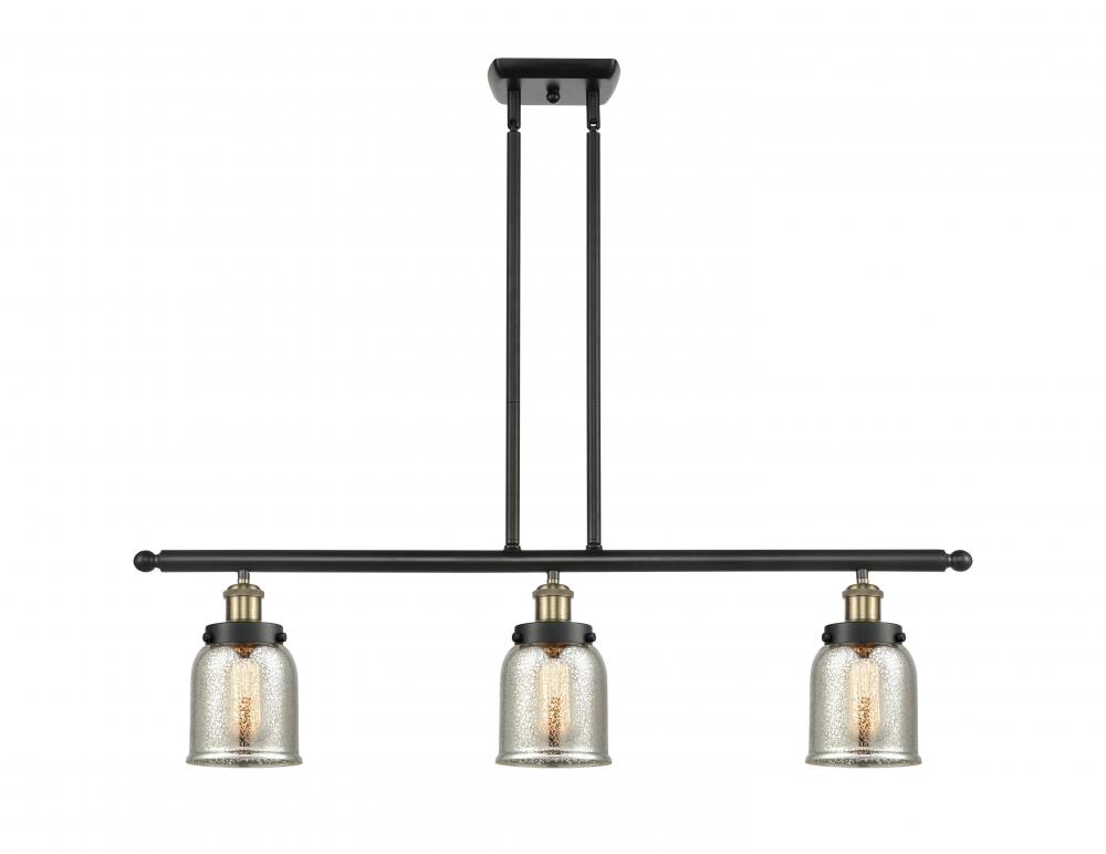 Bell - 3 Light - 36 inch - Black Antique Brass - Stem Hung - Island Light