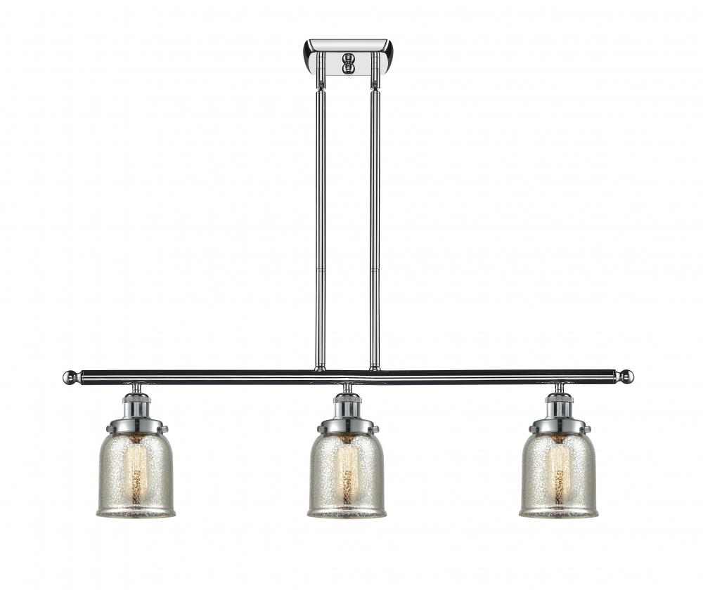 Bell - 3 Light - 36 inch - Polished Chrome - Stem Hung - Island Light