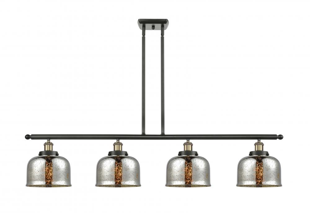 Bell - 4 Light - 48 inch - Black Antique Brass - Stem Hung - Island Light