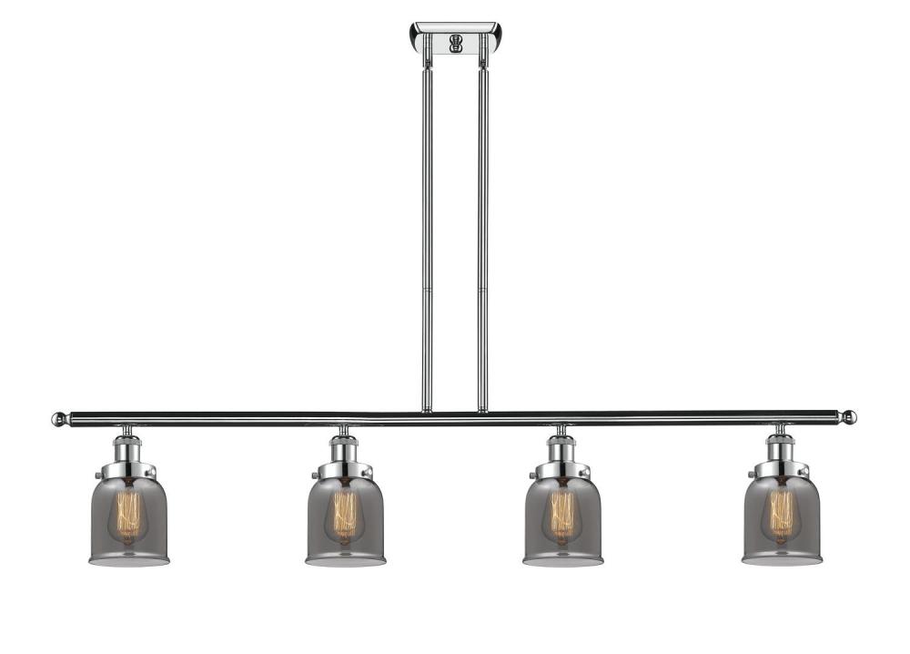 Bell - 4 Light - 48 inch - Polished Chrome - Stem Hung - Island Light