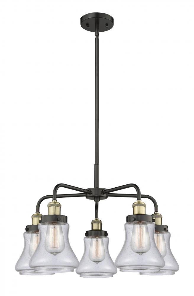 Bellmont - 5 Light - 25 inch - Black Antique Brass - Chandelier