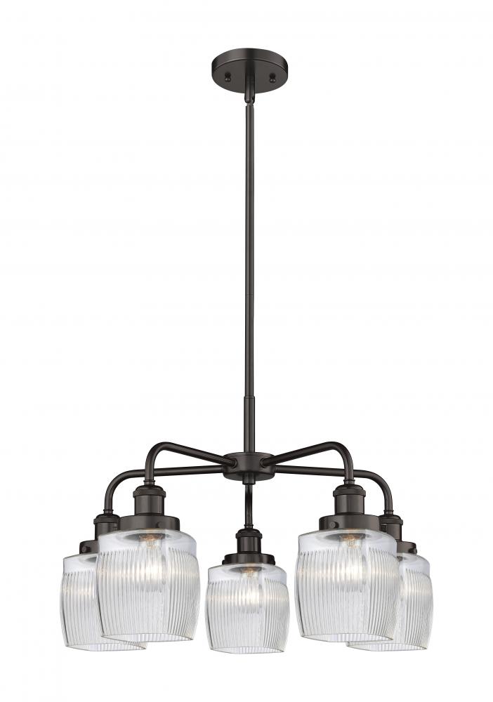 Colton - 5 Light - 24 inch - Oil Rubbed Bronze - Chandelier