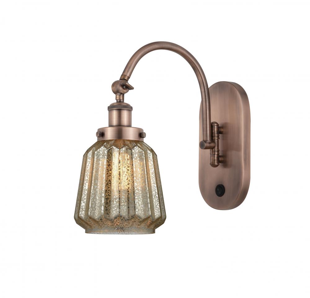 Chatham - 1 Light - 7 inch - Antique Copper - Sconce