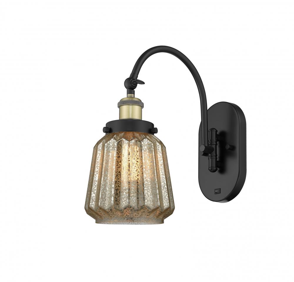 Chatham - 1 Light - 7 inch - Black Antique Brass - Sconce